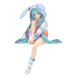 Hatsune Miku Noodle Stopper Hatsune Miku Rabbit Ear Hood Pajama Blue Color Ver. 14cm 